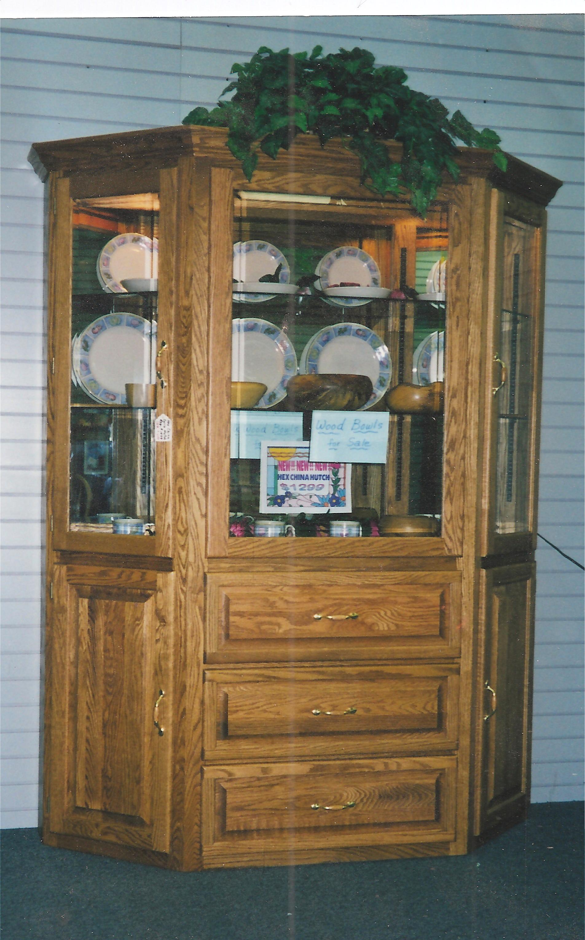 61 Hex China Hutch Old School Furniture 1 800 738 3624 Email